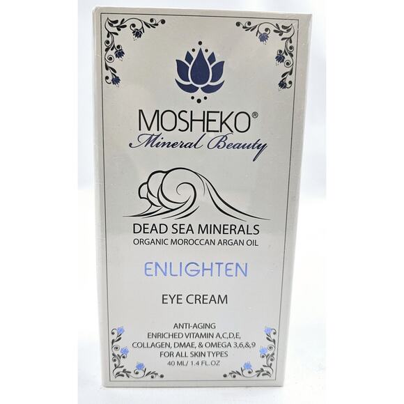 Mosheko Mineral Beauty Enlighten Organic Moroccan Argan Oil Anti-Aging SEALED - Picture 1 of 5